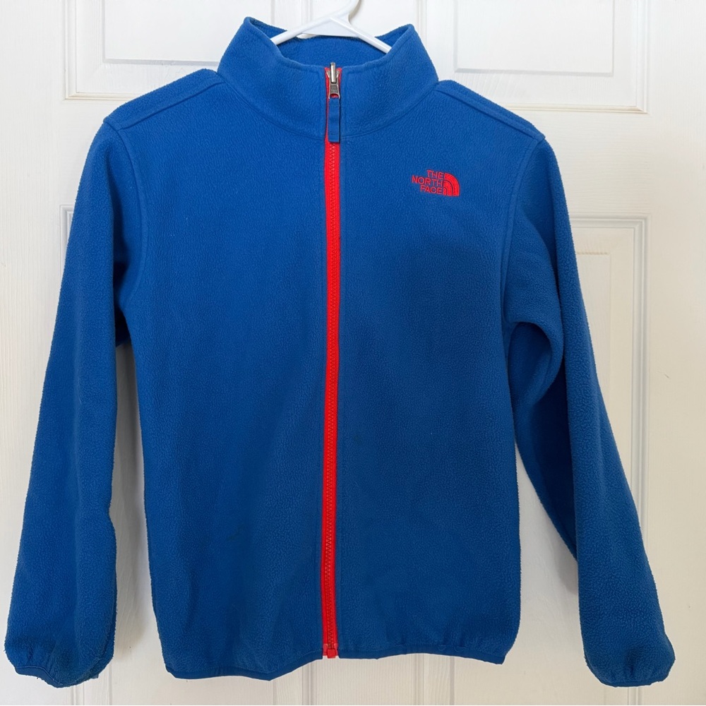 Boys The North Face Blue Lightweight Fleece Jacket